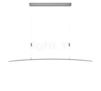 Bankamp Plain, lámpara de suspensión LED, aluminio mate - directo