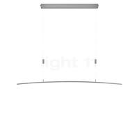 Bankamp Plain, lámpara de suspensión LED, aluminio mate - directo/indirecto