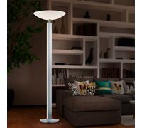 BANKAMP Pure F lámpara LED de pie, níquel