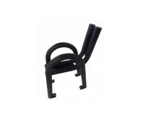 Bankbeine Bankgestell BRÜSSEL para Gartenbank Parkbank Acero Negro 2 Piezas
