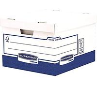 Bankers Box Basic Heavy Duty grande caja de almacenamiento (Pack de 10) Large