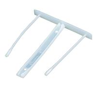 Bankers Box by Fellowes – Sujetadores de plástico (clip) CRC 00895 85 mm blanco