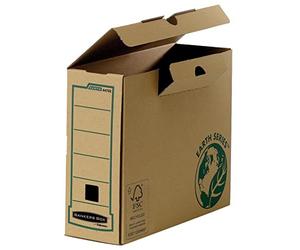 Bankers Box Earth Series - Caja de archivo definitivo, A4, lomo 100 mm, marrón, pack de 20 unidades