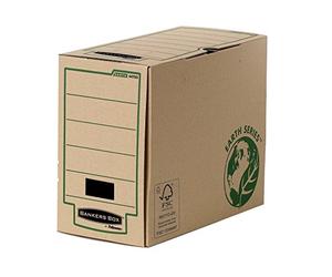 Bankers Box Earth Series - Caja de archivo definitivo, A4, lomo 150 mm, marrón, pack de 20 unidades