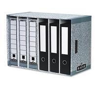 Bankers Box System - Clasificador de archivadores automático, 6 compartimentos, gris