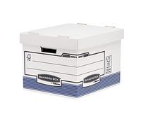 Bankers Box System - Contenedor de archivos automático, A4, azul