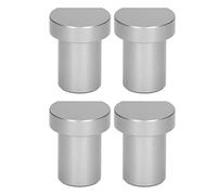 Bankhaken para Perros de Banco, 4 Uds., para Carpintero, Límite de Clavija, Topes de Freno para Bloques de Fusibles de Carpintería de Escritorio (SILVER)