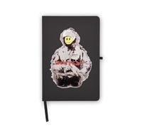 Banksy Muriel - Cuaderno de policía, páginas en blanco, cubierta de piel sintética, planificador, diario, cuaderno de trabajo