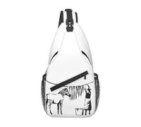 Banksy Street Pop Art Bolsa de pecho Bandolera para hombres Mochila bandolera Bolsa de pecho Viaje Senderismo Mochila de Día Bolsa de hombro