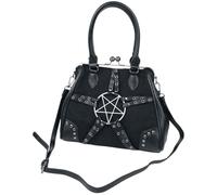 Banned Alternative Pentagram Mujer Bolsa de Mano Negro poliuretano, poliéster