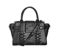 Banned Alternative Through The Darkness Mujer Bolsa de Mano Negro 90% Poliester, 10% Poliuretano