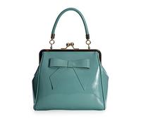 Banned Apparel Americano Vintage 50s Rockabilly Brillante Bolso - Turquesa