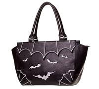 Banned Bolso con asa superior para mujer, color negro, tamaño estándar