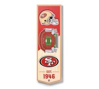 Banner 3D de YouTheFan NFL San Francisco 49ers de 6x19 - Estadio Levi's