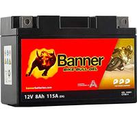 Banner 508 01 Gel batería moto bike Bull