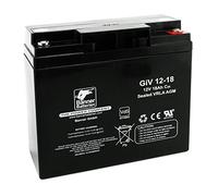 Banner Bull - Batería de emergencia (12 V, 18 Ah, tipo GiV 12-18)
