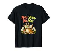 Banner Cottagecore Make Slime Not War Slug Peace Camiseta