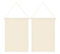 Banner de lona en blanco, tablero de visualización de pin colgante de 2 piezas, exhibición de colección de pines 13.9x8.9, soporte para insignia, botones, colecciones de solapa, decoración del hogar