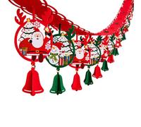 Banner de Navidad - Decoración de dormitorio estacional | Holiday Decor Banner Garland for Homeowners School Church Restaurante Living Room Bedroom Fireplace Classroom and Street Decorating, 46,46 cm