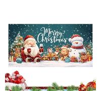 Banner para Puerta navideña - Impresión navideña para Garaje, Hoja Decorativa de Temporada para Exteriores | Cubierta de exhibición extraancha de Alto para Puerta de Garaje, Fiesta, porc
