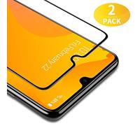 BANNIO Protector de Pantalla Samsung Galaxy A50 / A50S 2019/ A30 / A30S / A40S / M30 / M30S / M21/ M31,[2 Unidades] Cobertura Completa Cristal Templado,9H Dureza,Sin Burbujas,Negro