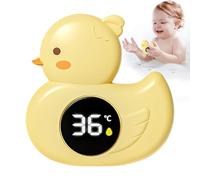 BAÑO CAUSAMIENTO DE TEMPERATURA NIÑO - Termómetro flotante impermeable, diseño de patos de cangrejo | Seguridad de seguridad de la bañera, herramienta para monitoreo de agua divas