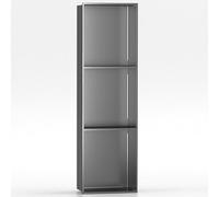 Baño de acero inoxidable - Almacenamiento de ducha empotrado de varios niveles para artículos de tocador y champú, armario de metal montado en la pared, color rojo, 90 x 28 x 12,5 cm, duradero y