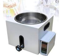 Baño de agua de laboratorio con calefacción digital, pantalla LED y control preciso de temperatura para experimentos químicos