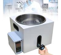 Baño de agua digital de laboratorio, control inteligente PID a 250 ℃, dispositivo de calefacción tipo elevación con forro de acero inoxidable, 2 L para química e investigación