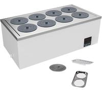 Baño de agua digital, equipo de temperatura constante de acero inoxidable para experimentos de laboratorio, de 1 a 8 agujeros para un uso versátil