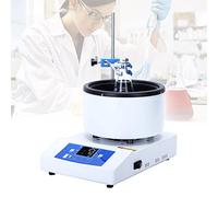 Baño de Agua para Trabajo, Olla calefactora con agitación magnética, Sistema de Control Digital de Temperatura, agitador magnético con Placa calefactora para Tratamiento térmico de matraces