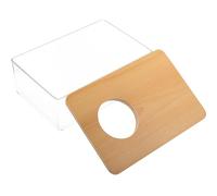 Baño de Arena Caja Acrílica para Hámster Transparente Multifuncional | Uso en Jaula, Forma Rectangular, Diseño Simple y Acabado Transparente, Apto para Mascotas Pequeñas