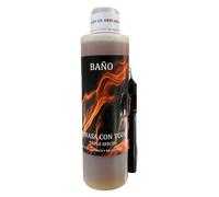 Baño de Arrasa con Todo con Vela Especial para Cortar Magia Negra (250ml) | Baño de Descarga Triple Efecto Reventador Apto para Varios Usos para Romper Hechizos, Mal de Ojo y Maldiciones.