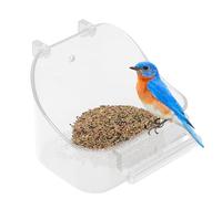 Baño De Aves Jaula - Bañera Para Loros, Baño De Aves Colgados | Caja De Baño Para Aves De Compañía Con Ganchillos Dobles, Accesorio De Jaula De Pájaros, Bañera Para Pájaros Pequeños