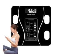 Baño de básculas de peso, escala de grasa corporal | Cuenco de baño inalámbrico para peso corporal: monitor de composición , analizador de salud, accesorios de gimnasio para hombres mujeres