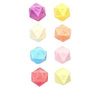 Baño de burbujas - con dado de juguete y limpiador hidratante natural | 8 bolas de espuma perfumada baño de burbujas - para mujer, mamá, hombre, abuela, niña, joven, familia, piel seca, hogar, viajes