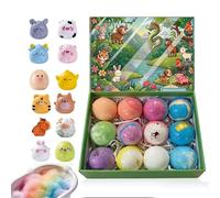 Baño de Espuma - 12 Unidades de Bombas de Baño Espumosas - Bombas de con de Animalitos - para Mujer, Regalo, Hogar y Viaje