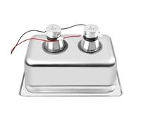 Baño de estampado de acero inoxidable 3L, 120W/180W, transductor ultrasónico, limpiador ultrasónico, tanque DIY(120W bath)