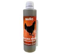 Baño de Gallina Negra con Vela Especial para Cortar Maleficios (250ml) | Baño de Descarga Apto para Varios Usos para Reventar Magia Negra, Romper Maldiciones y Cortar Hechizos.
