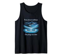 Baño de hielo Cold Plunge para restablecer la salud mental y aliviar el estrés Camiseta sin Mangas