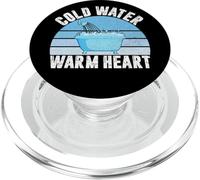Baño de Hielo con corazón Caliente de Agua fría PopSockets PopGrip para MagSafe