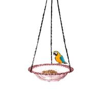 Baño de Pájaros para Jardín,Bebedero De Agua para Pájaros - Pájaro Baño Colgante Decorativo De Metal para Estación De Observación En Jardín, Uso En Césped Cerca Porche Ventana Balcón Árbol