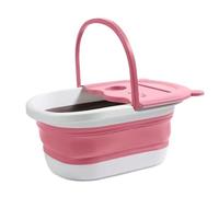 Baño de pies, baño de pies Bañera de plegable con masaje | Cubo de baño de pies portátil para el hogar, dormitorio, hotel, centro de spa, hombres, mujeres, padres, viajes, baño
