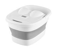 Baño de pies con Mando a Distancia - Baño de pies | Masaje Relajante de Burbujas: Lavabo para piess, para, Cubo Plegable con Tapa, Rueda de Masaje Inferior Multifuncional para remojo