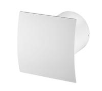 Baño Extractor 100mm con Temporizador Sensor de Humedad y Blanco Panel Frontal