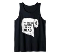 Baño Humor Comedia Adulto Papel Higiénico Humor Sarcasmo Camiseta sin Mangas
