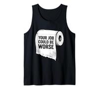 Baño Humor Comedia Adulto Papel Higiénico Humor Sarcasmo Camiseta sin Mangas