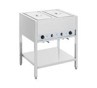 Baño maría - 1265 W - 2 x GN 1/1 - con base - Royal Catering