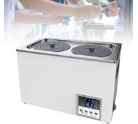 Baño María De Acero Inoxidable con Tapa Ajustable, Protección contra Quemaduras En Seco, Control Termostático Y Orificio De Drenaje para Una Cocción A Temperatura Precisa. 2holes