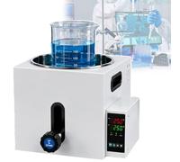 Baño María de Laboratorio 2L/3L/5L, con Dispositivos de Calentamiento Digital Tipo Elevador, Revestimiento de Acero Inoxidable, Control Inteligente de Temperatura Ambiente PID a 250℃(3L)